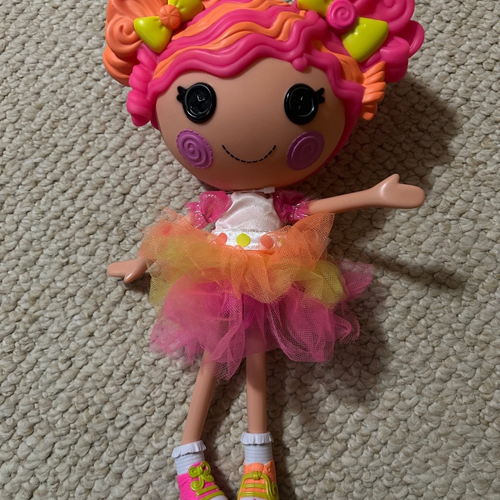 Lalaloopsy Doll Sweetie Candy Ribbon Full Size 12" Original Dress & Shoes